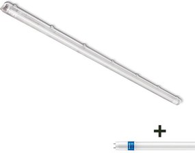 Nagy teherbírású fluoreszkáló lámpa+LED Fénycső érzékelővel Philips G13/24W/230V