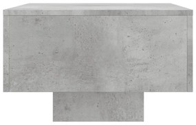 betonszürke szerelt fa dohányzóasztal 100x49,5x31 cm