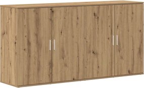 vidaXL Széf 2 pcs Artisan tölgy 79 x 38 x 80 cm Faanyag