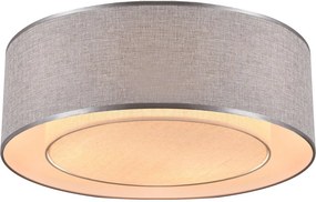 MAYTONI MOD613CL-04GR BERGAMO Ernyős Mennyezeti Lámpa Króm, Szürke E27 IP20