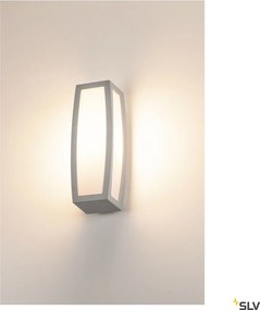 SLV 230084 MERIDIAN BOX Modern Kültéri Fali Lámpa Szürke E27 IP54
