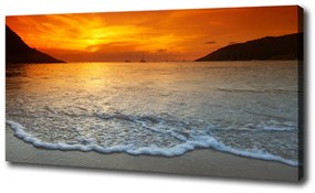 Vászon nyomtatás Sunset tengeren oc-97995760