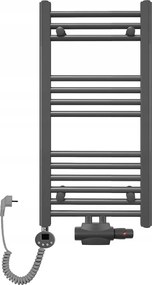 Fürdőszobai víz-elektromos radiátor Trm 800x400 antracit létra