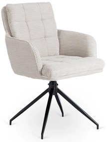 Akita forgó étkezőszék, világosszürke