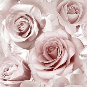 3D hatású fali tapéta virágok rózsák csillámokkal