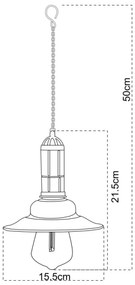 Globo 33255 - Napelemes láncos csillár LED/0,06W/1,2V IP44