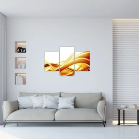Kép - Sárga absztrakció (90x60 cm)