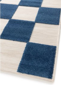 Kék-krémszínű kültéri-beltéri szőnyeg 160x230 cm Cuadros – Universal