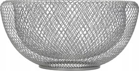 Dróttal díszített ezüst tál 24 cm 24 cm