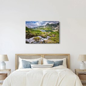 Kép - Kilátás a Rila hegyre (90x60 cm)