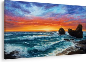 Kép - naplemente (90x60 cm)