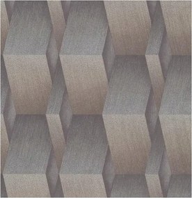 3d vinil tapéta geometrikus réz grafit fém flizelin