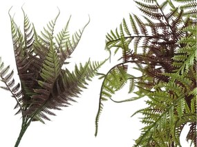 Mesterséges Páfrány Fejka Csokor Zöld Fal