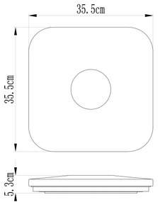 Globo 41332 - FELION LED 24W/230V állítható fényerejű lámpa