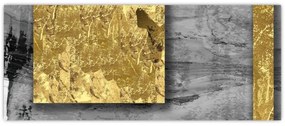 Kép - Arany négyzetek N⁰2 (120x50 cm)
