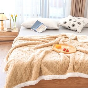 Meleg bárány takaró Homa KOBELA BEIGE
