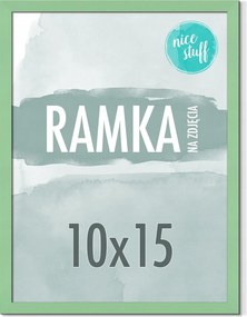 Képkeret 10x15 A6 Képkeret Fotó 15x10 Menta Zöld