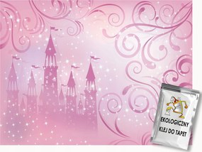 Fotótapéta Flizelina Gyerekeknek Rózsaszín palota díszek 250x175 ragasztó