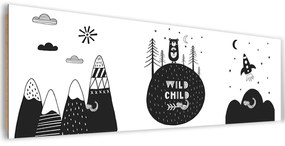Gario Fali fogas Wild child Méret: 118 x 40 cm