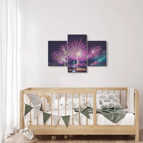 Tűzijáték képe (90x60 cm)