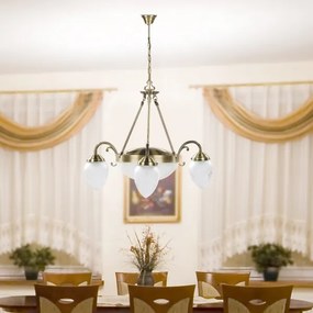 Rabalux 8633 - Csillár láncon ANNABELLA 3xE14/40W+2xE27/60W