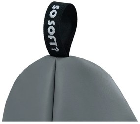 Sötétkék bőrutánzat gyerek babzsákfotel Lull M – So Soft?