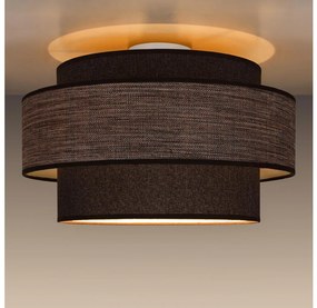 Belis Mennyezeti lámpa GRACE 1xE27/60W/230V átm. 40 cm barna/bézs BE0900