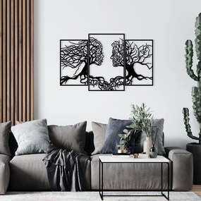 Fém fali dekoráció, Love Tree