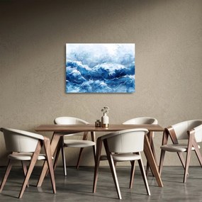 Üveg kép - A tenger illusztrációja (70x50 cm)