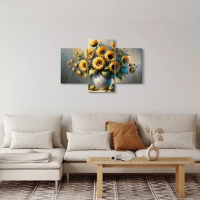 Kép – Napraforgós váza (90x60 cm)