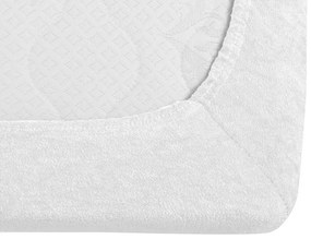 Frottír EXCLUSIVE fehér lepedő 90x200 cm