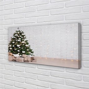 Canvas képek Karácsonyfa díszítés ajándék 125x50 cm