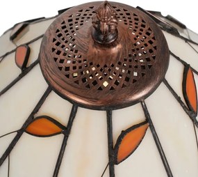 Brilagi - Tiffany-vitrázs asztali lámpa FOLIA 1xE27/60W/230V