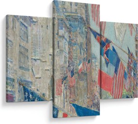 Kép - Childe Hassam, Allies day, reprodukciók (90x60 cm)