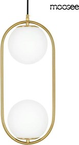 KING HOME MSE010100303 AURELIA Glamour Függesztett Lámpa Fehér, Arany E14 IP20