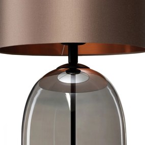 Kaspa SALVADOR BLACK 41124107 Asztali lámpa 1x25W/E27 IP20