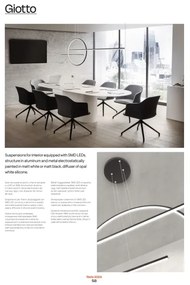 Redo 01-1734 - LED Dimmelhető csillár zsinóron GIOTTO LED/46W/230V fehér