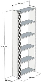 Regál Tobobi 1 (dió + sárga) . 1092853