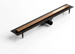 ambro D&#039;oro lineáris lefolyó RÉZ MATT borítással 700mm