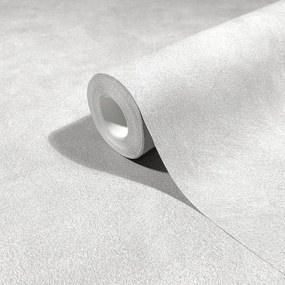 Fehér Vinil Vakolatot Utánzó Tapéta