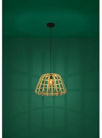 Eglo 390151 - Csillár zsinóron MONTEZUELO 1xE27/40W/230V átm. 50 cm bambusz