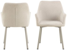 MAZZONI EXPORT VERA Bézs (Apia 453 szövet) / bézs váz - MODERN KÁRPITOZOTT CHENILLE  KAGYLÓSZÉK LOFT STÍLUSÚ NAPPALIBA/ÉTKEZŐBE