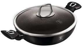 BerlingerHaus Wok fedővel (30 cm) Black Silver Collection  BH/7113