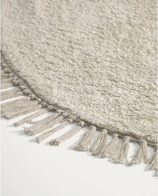 Krémszínű pamut gyerek szőnyeg ø100 cm Orwen – Kave Home