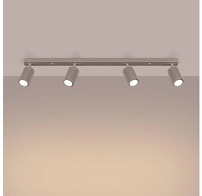 Brilagi - Spotlámpa CRESTO 4xGU10/10W/230V taupe