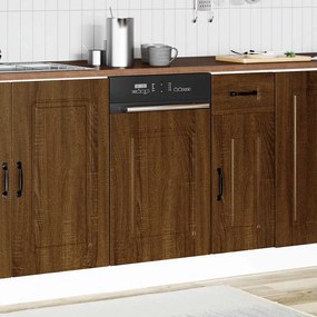 mosogatógép panel Kalmar barna tölgy 45x1,5x67 cm