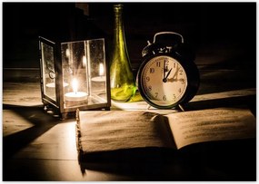 Poszterek A0 Szint Olvasás gyertya mellett