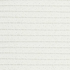 szürke-fehér pamut szennyeskosár Ø60 x 36 cm