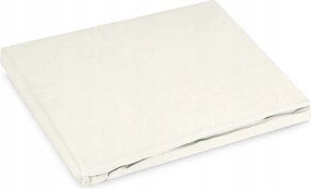 Szatén gumis lepedő Basic 140x200 Eurofirany krémszínű