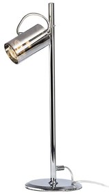 RENDL R10519 BUGSY asztali lámpa, dolgozólámpa krómozott üveg